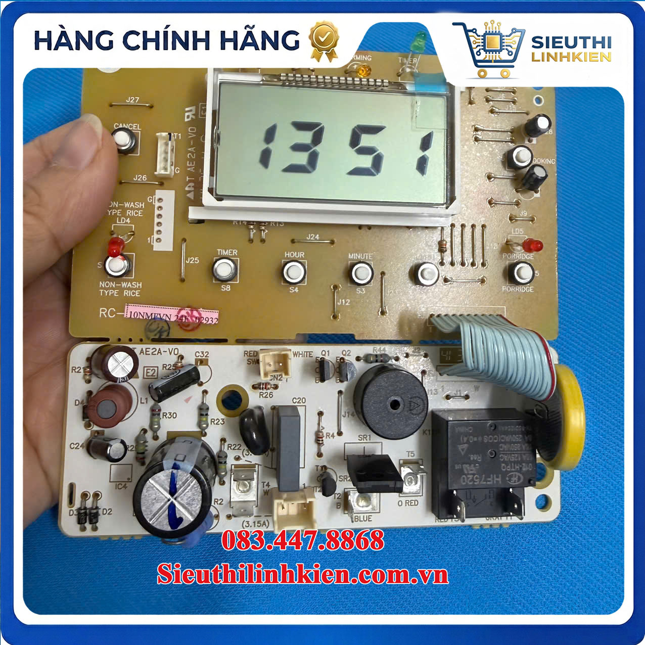 Bộ Bo Nồi Cơm Điện Toshiba RC-18NMFVN RC-18NTFV RC-10NMF