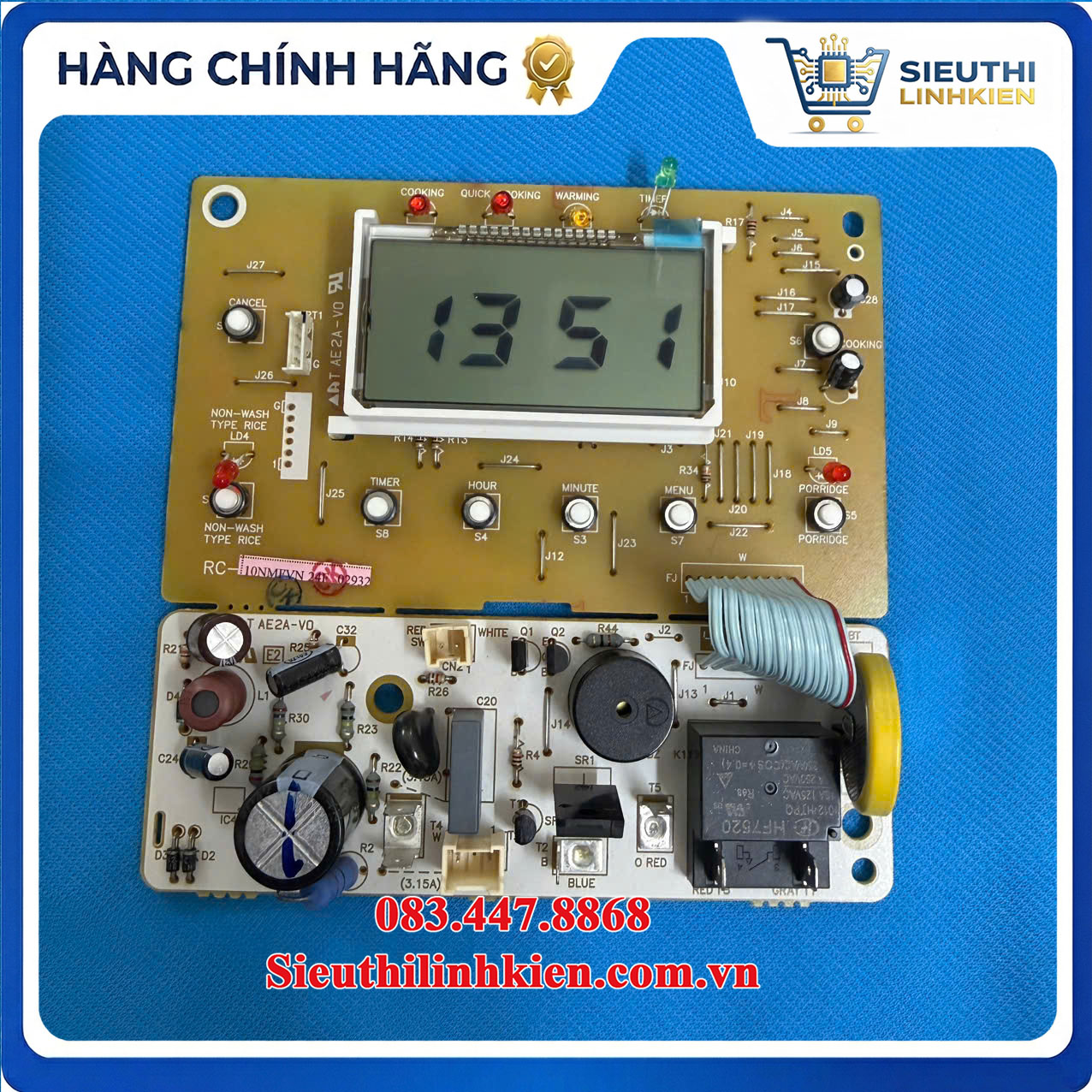 Bộ Bo Nồi Cơm Điện Toshiba RC-18NMFVN RC-18NTFV RC-10NMF