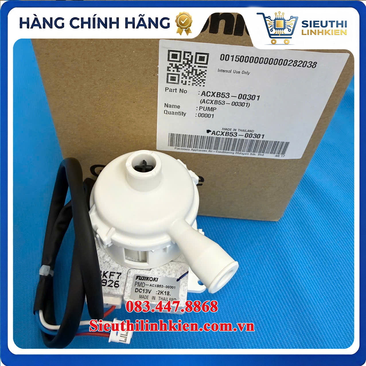 Bơm Nước Ngưng Điều Hòa Panasonic S-30PU2H5-8 Mã ACXB53-00301 Chính Hãng