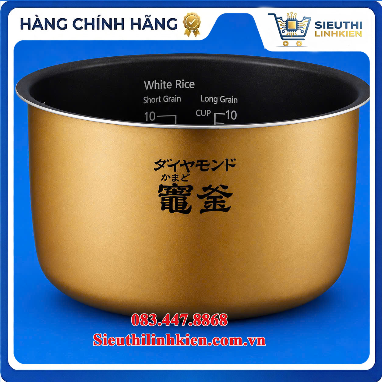 Lòng Nồi Cơm Điện Panasonic ARE50TG45 Model SR-HB184 Chính Hãng