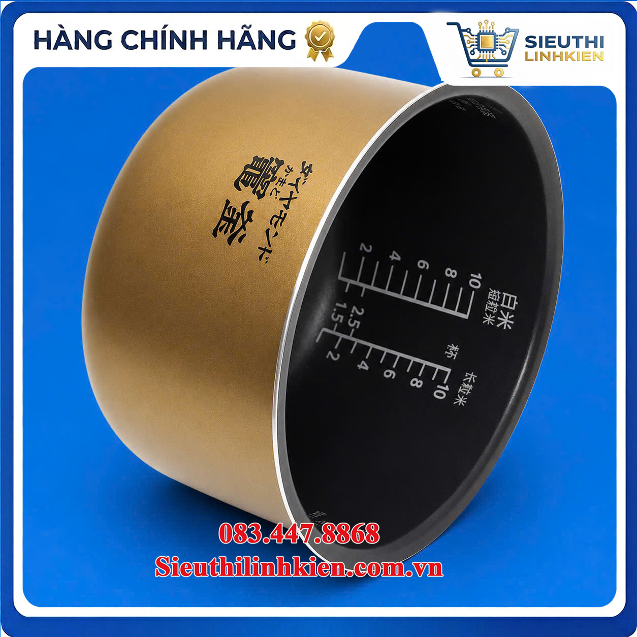 Lòng Ruột Nồi Cơm Điện Cao Tần Panasonic Mã ARE50TG45 Model SR-HB184, SR-HB184KRA - Chính Hãng - Ảnh 5
