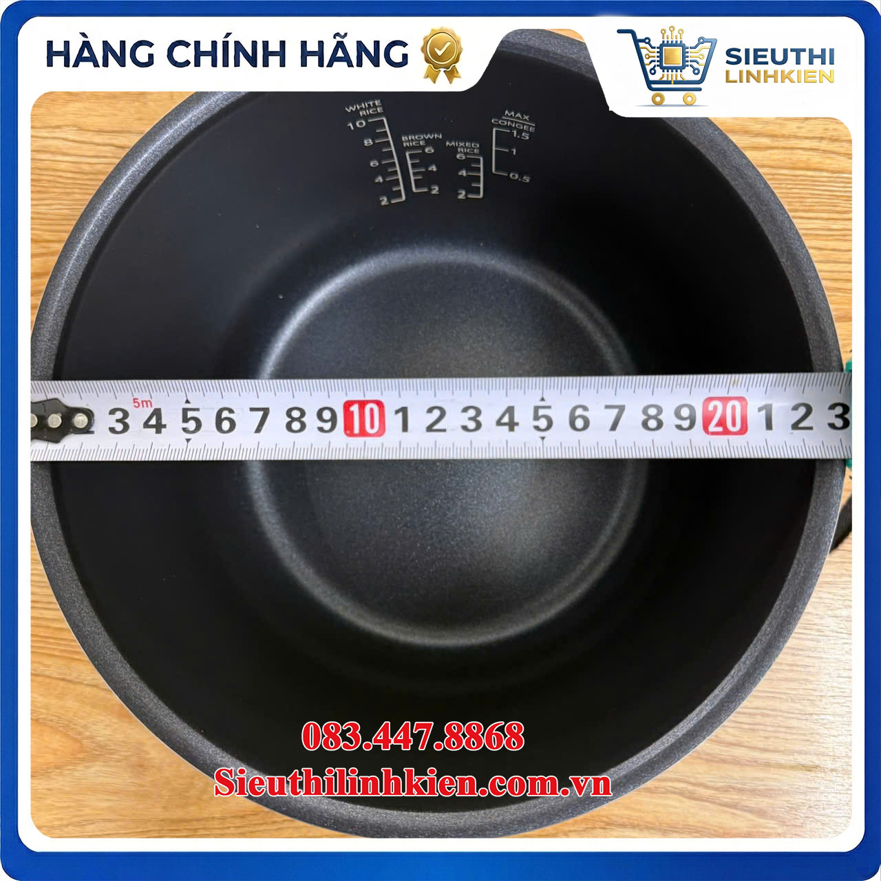 Lòng Ruột Nồi Cơm Điện Tử Toshiba 1.8L RC-18DH2PV(W) Chính Hãng Lòng Ruột Nồi Cơm Điện Tử Toshiba 1.8L RC-18DH2PV(W) Chính Hãng