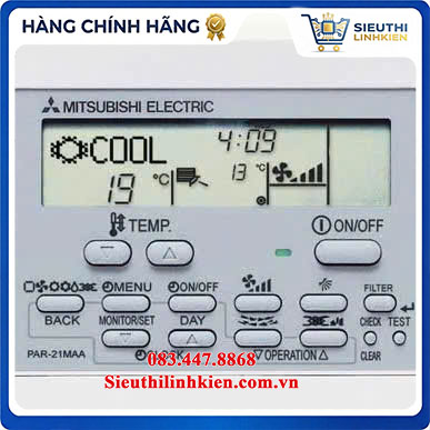 Remote Máy Điều Hòa Âm Trần Mitsubishi PAR-21MAA Remote Máy Điều Hòa Âm Trần Mitsubishi PAR-21MAA