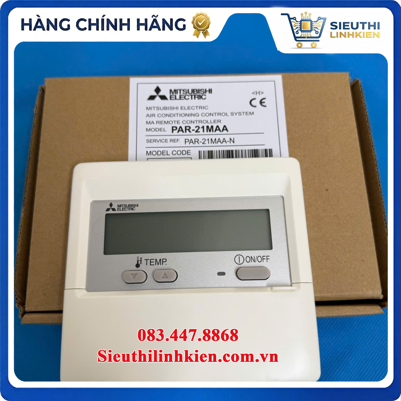 Điều Khiển Mitsubishi PAR-21MAA Remote Máy Điều Hòa Âm Trần Chính Hãng Điều Khiển Mitsubishi PAR-21MAA Remote Máy Điều Hòa Âm Trần Chính Hãng