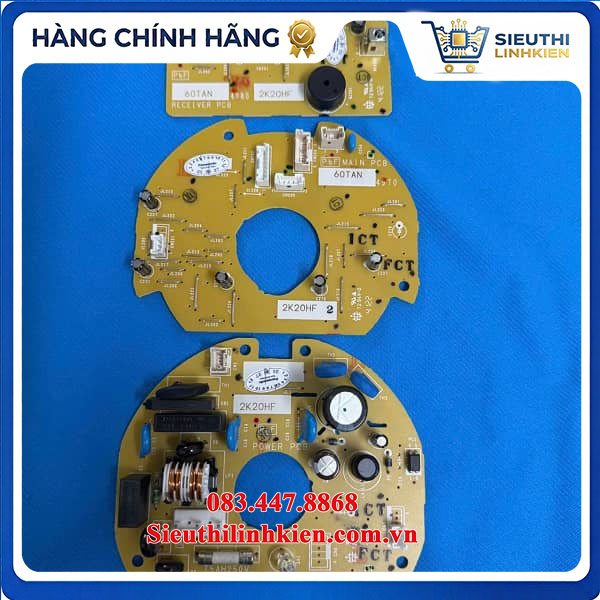 Bộ Bo Quạt Trần Panasonic F-60TAN Mã 60TAN4800ZM Chính Hãng (Bộ 3 Bo)