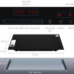 Bếp Từ Đôi Lắp Âm Comfee CIH-44DIL Chính Hãng