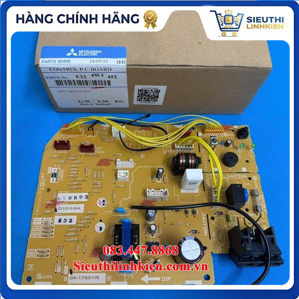 Bo Mạch Dàn Lạnh Điều Hòa Mitsubishi Electric MSY-JW25VF-VN1 Mã E224W3452 Chính Hãng - Ảnh 5