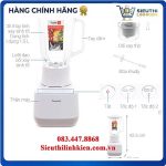 Cối Thủy Tinh Máy Xay Panasonic X0203-292 Cho MX-MG53C1, MX-EX1561, MX900 Chính Hãng