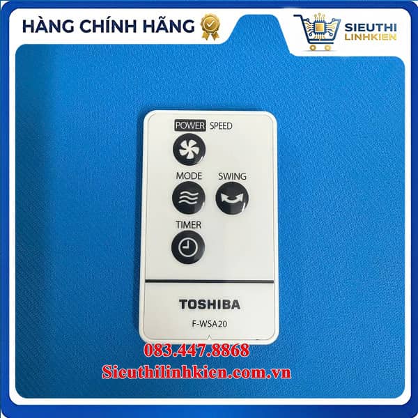 Điều Khiển Từ Xa Quạt Treo Tường Toshiba F-WSA20(H)VN Điều Khiển Từ Xa Quạt Treo Tường Toshiba F-WSA20(H)VN Mã 17117000A03519 Chính Hãng