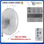 Điều Khiển Từ Xa Quạt Treo Tường Toshiba F-WSA20(H)VN Mã 17117000A03519 Chính Hãng