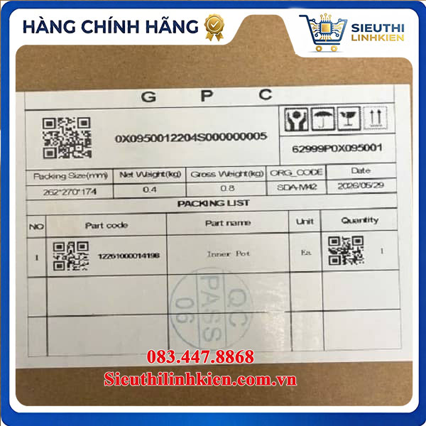 Hộp Đựng Ruột Nồi Cơm Điện Toshiba Mã 12261000014198 Chính Hãng Hộp Đựng Ruột Nồi Cơm Điện Toshiba Mã 12261000014198 Chính Hãng
