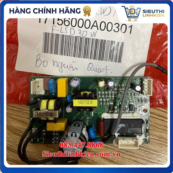 Bảng Mạch Nguồn Quạt Toshiba F-LSD10 F-LSD30 Bảng Mạch Nguồn Quạt Toshiba F-LSD10 F-LSD30