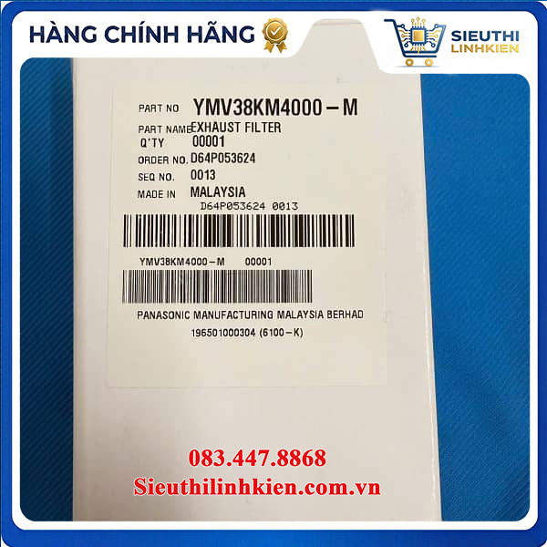 Bộ Lọc Bụi Máy Hút Bụi Panasonic MC-CL563 MC-CL565 MC-CL777 MC-CL779 YMV38KM4000 Chính Hãng