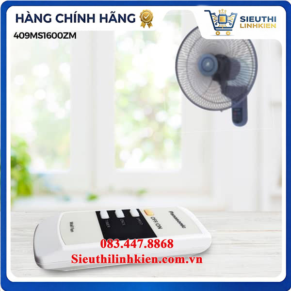 Điều Khiển Quạt Treo Tường Panasonic F-409M Mã 409MS1600ZM Điều Khiển Quạt Treo Tường Panasonic F-409M Mã 409MS1600ZM