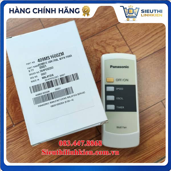 Điều Khiển Quạt Treo Tường Panasonic F-409M Mã 409MS1600ZM