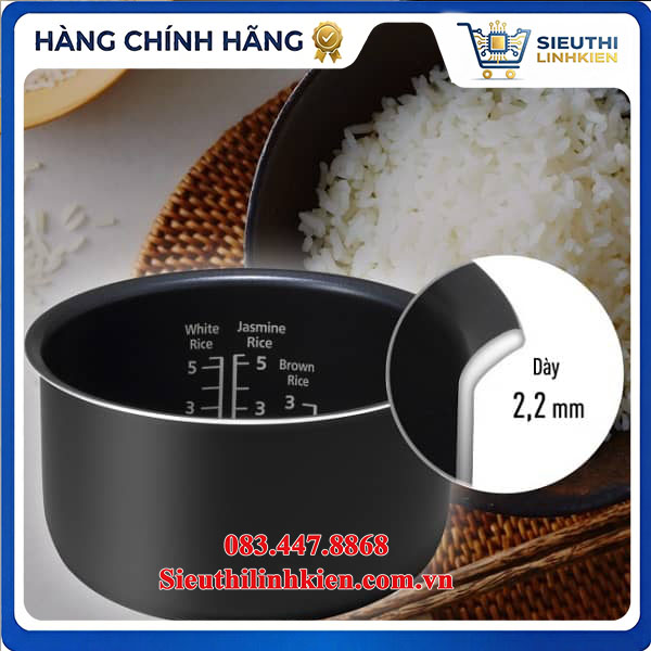 Lòng Nồi Cơm Điện Tử Panasonic SR-CL108WRA Mã A12261000013219 Chính Hãng
